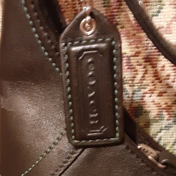 Coach Large Leather Tobacco Hobo Shoulder Bag - Picture 3 of 16
